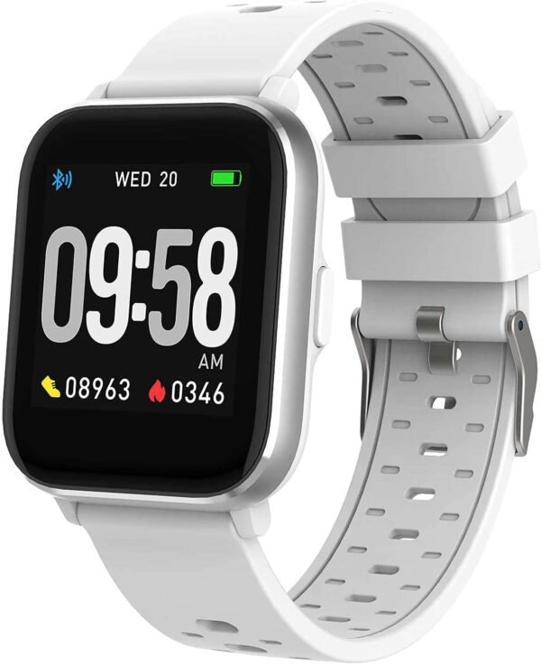 Denver SW-164 Bluetooth Waterproof Smart Watch - Body Temp, Blood Oxygen, Heart Rate, Sleep Monitor - Sports Activity Tracker - iOS & Android (UK Version)