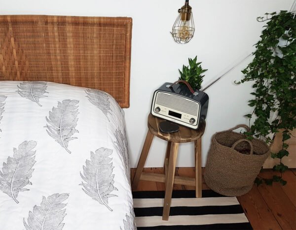 DENVER DAB-38 GREY PORTABLE DAB+ FM DIGITAL RADIO WITH ALARM CLOCK AND 2.8” LCD DISPLAY