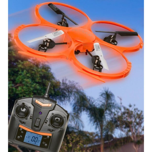 Denver DCH-330 Quadcopter drone with built-in HD video camera - 4 channel, 6 axis & gyro. Very stable flight