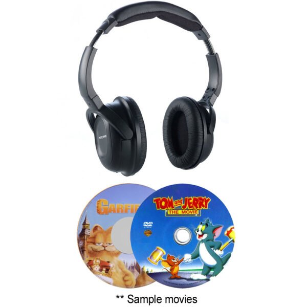 Nextbase Click & Go wireless headphone & kids DVD movie